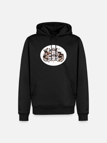 Künstler- und Autorenduo - Männer Premium Bio Hoodie - Schwarz