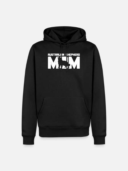 Australian Shepherd Mom - Men’s Premium Organic Hoodie - black