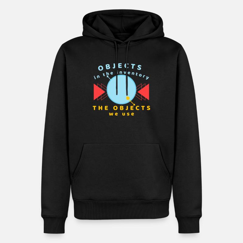 Inventar voll - Männer Premium Bio Hoodie - Schwarz