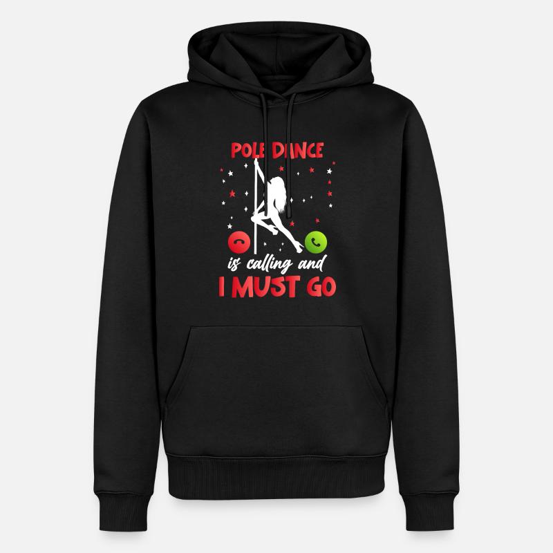 Pole Dance Tanzen Pole Dance Tänzerin - Männer Premium Bio Hoodie - Schwarz