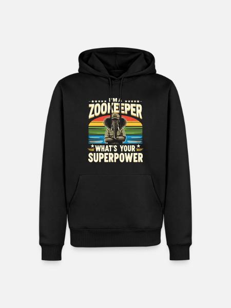 Zookeeper Zookeeper - Men’s Premium Organic Hoodie - black