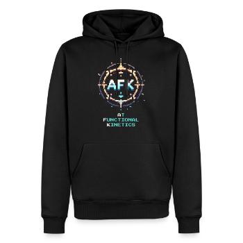 Occupational Therapy Motor Skills Training Retro Pixel Art - Men’s Premium Organic Hoodie - black - Front - Nico (187cm)