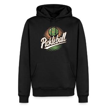 This Is My Pickleball Shirt - Männer Premium Bio Hoodie - Schwarz - Vorne - Nico (187cm)