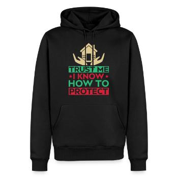 Insurance Agent Trust Me Funny Insurance Broker - Männer Premium Bio Hoodie - Schwarz - Vorne - Nico (187cm)
