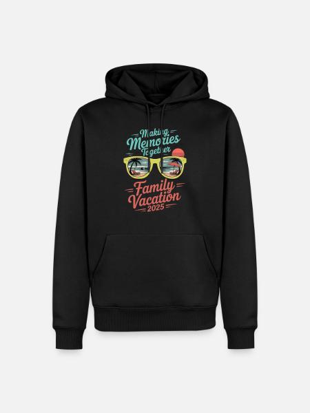Family vacation 2025 - Men’s Premium Organic Hoodie - black