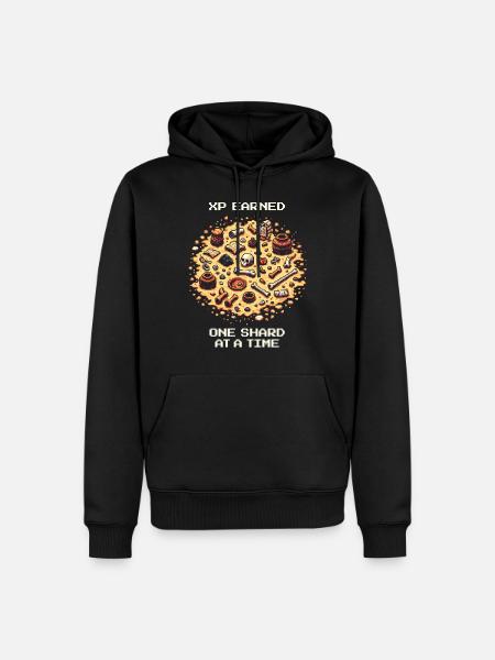 XP Pro Fragment | Archaeology Ceramics Excavation - Men’s Premium Organic Hoodie - black