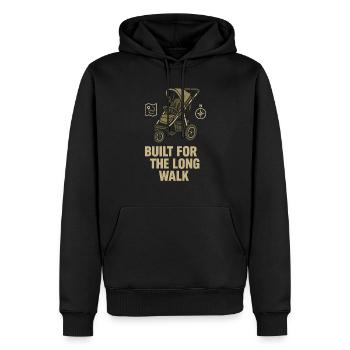 Kinderzimmervater Vaterschaft Pride - Männer Premium Bio Hoodie - Schwarz - Vorne - Nico (187cm)