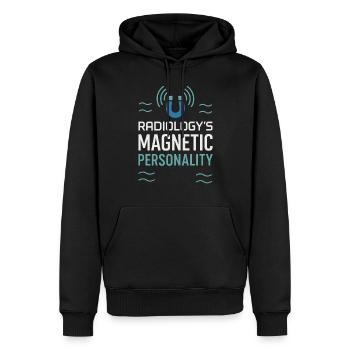 MRI Technologist Radiology Magnetic Resonance - Men’s Premium Organic Hoodie - black - Front - Nico (187cm)