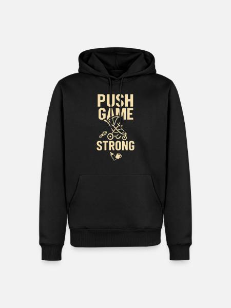 Nursery Dad Fatherhood Pride - Men’s Premium Organic Hoodie - black