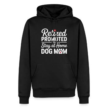 Hundehalterin im Ruhestand Rentnerin - Männer Premium Bio Hoodie - Schwarz - Vorne - Nico (187cm)
