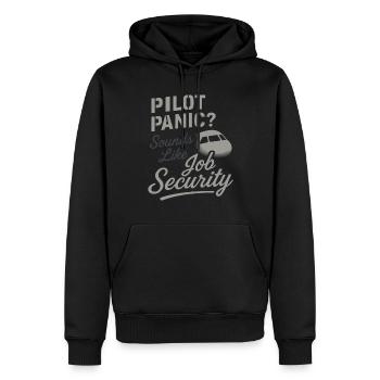 Aviation Mechanic Faa Humor Aircraft Technician - Männer Premium Bio Hoodie - Schwarz - Vorne - Nico (187cm)