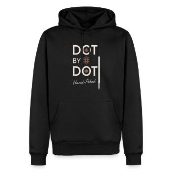 Handbeschwerter Stick- Und Stocher-künstler Diy - Männer Premium Bio Hoodie - Schwarz - Vorne - Nico (187cm)