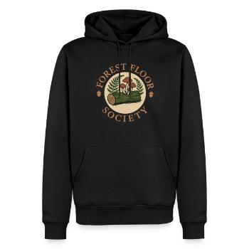 Pilzliebhaber Cottagecore Ästhetische Natur Hexe - Männer Premium Bio Hoodie - Schwarz - Vorne - Nico (187cm)