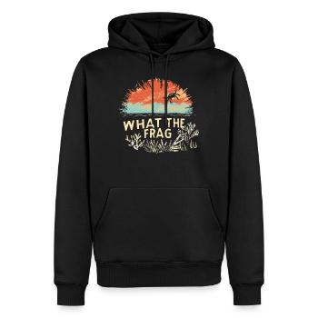 Aquarium Aquariophile Coral Fragging - Sweat à capuche Premium bio Homme - noir - Devant - Nico (187cm)