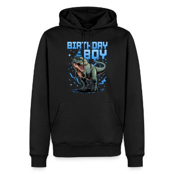 Dinosaur T-Rex kids - Männer Premium Bio Hoodie - Schwarz - Vorne - Nico (187cm)