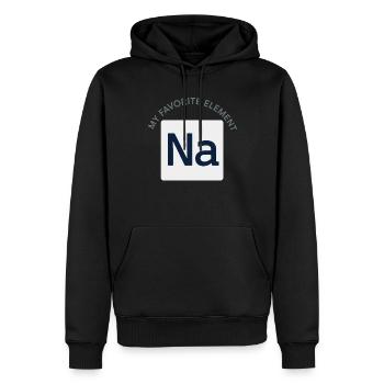 Salzliebhaber Natriumabhängiger Nacl Meme - Männer Premium Bio Hoodie - Schwarz - Vorne - Nico (187cm)