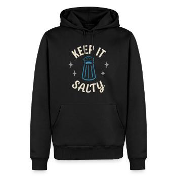 Salzliebhaber Natriumabhängiger Nacl Meme - Männer Premium Bio Hoodie - Schwarz - Vorne - Nico (187cm)