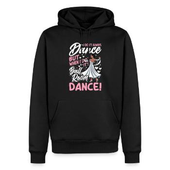 Tanzen Ballroom Gesellschaftstant Tänzerin - Männer Premium Bio Hoodie - Schwarz - Vorne - Nico (187cm)