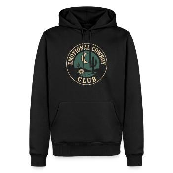 Cowboy Sad Cowboy Western Emo Country Music Fan - Männer Premium Bio Hoodie - Schwarz - Vorne - Nico (187cm)