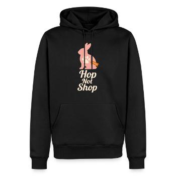 Lapin Maman Lapin Sauvetage Adopter, Acheter - Sweat à capuche Premium bio Homme - noir - Devant - Nico (187cm)