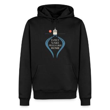 Cruise Addict Funny Cruise Loyalty Ocean - Sweat à capuche Premium bio Homme - noir - Devant - Nico (187cm)