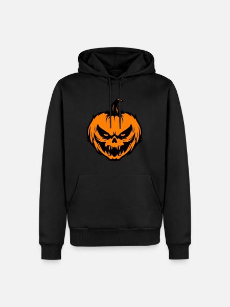 Pumpkin grimace Halloween - Men’s Premium Organic Hoodie - black