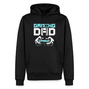 Gaming Dad Gamer Funny Vatertag - Männer Premium Bio Hoodie - Schwarz - Vorne - Nico (187cm)