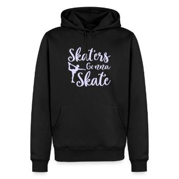 Skating Skates Gonna Skate - Männer Premium Bio Hoodie - Schwarz - Vorne - Nico (187cm)