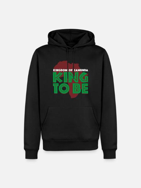 Coming To America King To Be - Men’s Premium Organic Hoodie - black