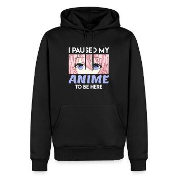 Anime Manga - Männer Premium Bio Hoodie - Schwarz - Vorne - Nico (187cm)