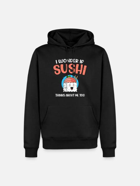 Sushi Roll Sushi - Sweat à capuche Premium bio Homme - noir