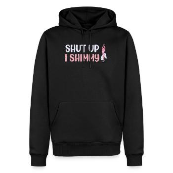 Belly Dancing Shut Up I Shimmy - Men’s Premium Organic Hoodie - black - Front - Nico (187cm)