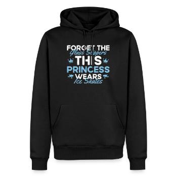 Eiskunstlauf und Eislaufen - Männer Premium Bio Hoodie - Schwarz - Vorne - Nico (187cm)