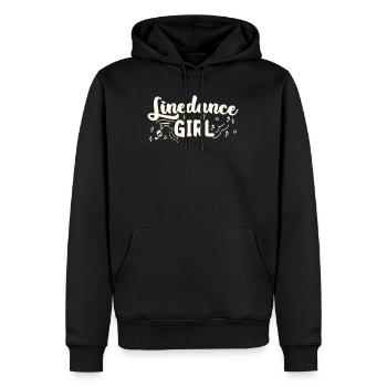 Rodéo Western Linedance Girl - Sweat à capuche Premium bio Homme - noir - Devant - Nico (187cm)