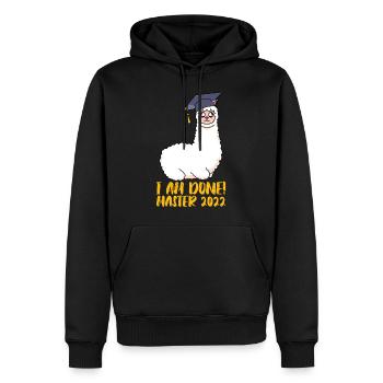 I have finished Master's Degree 2022 Master Hat - Men’s Premium Organic Hoodie - black - Front - Nico (187cm)