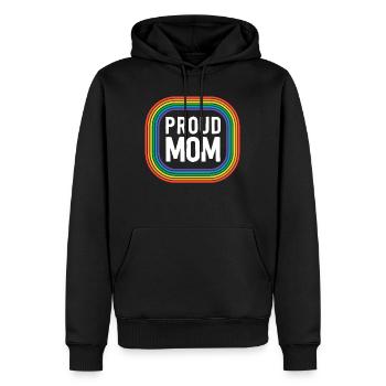 Stolze Mutter mit Pride Mutter Gay Pride Zeug LGBT - Männer Premium Bio Hoodie - Schwarz - Vorne - Nico (187cm)