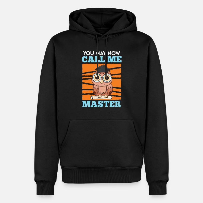 Master Master Owl Master 2022 - Sweat à capuche Premium bio Homme - noir