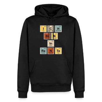 Ruhestand Lehrer in Rente Chemielehrer - Männer Premium Bio Hoodie - Schwarz - Vorne - Nico (187cm)