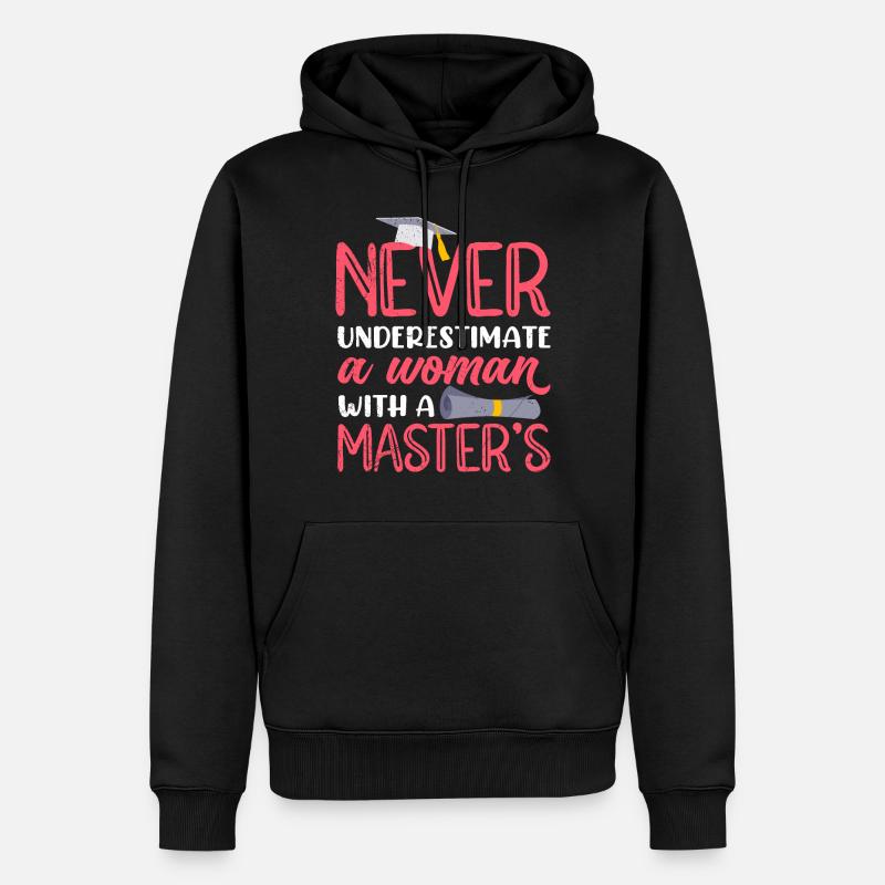 Master Mme Master 2022 - Sweat à capuche Premium bio Homme - noir