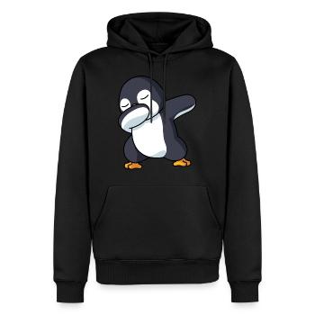 Dabbing Pinguin Pinguin Dab Pinguin Kostüm Jungen - Männer Premium Bio Hoodie - Schwarz - Vorne - Nico (187cm)