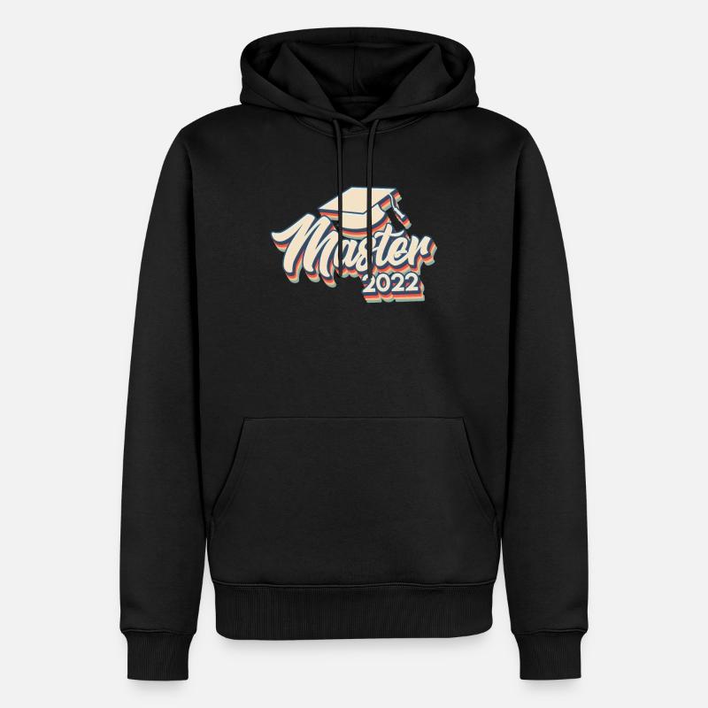 Master 2022 Master 2022 - Sweat à capuche Premium bio Homme - noir
