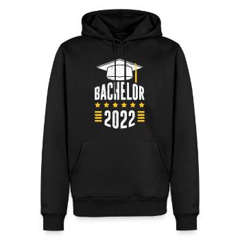 Bachelor 2022 Bachelorabschluss Bachelor - Männer Premium Bio Hoodie - Schwarz - Vorne - Nico (187cm)