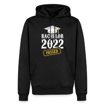 Bachelor 2022 Bachelorabschluss Bachelor - Männer Premium Bio Hoodie - Schwarz - Vorne - Nico (187cm)