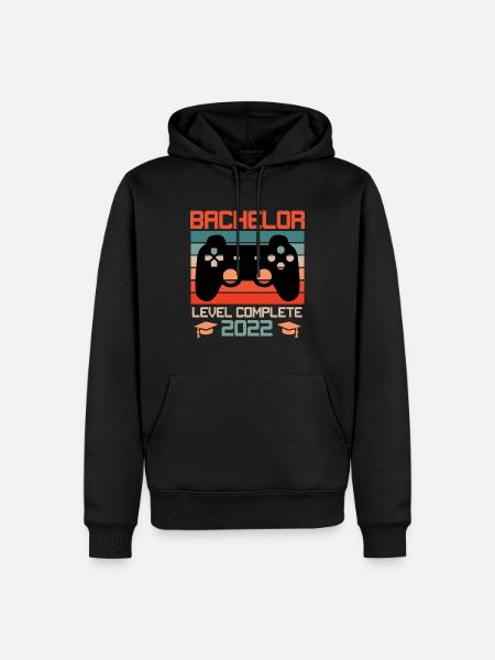 Baccalauréat Baccalauréat 2022 - Sweat à capuche Premium bio Homme - noir