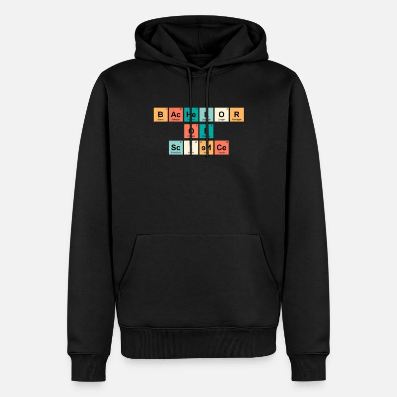 Baccalauréat ès sciences 2022 Baccalauréat - Sweat à capuche Premium bio Homme - noir