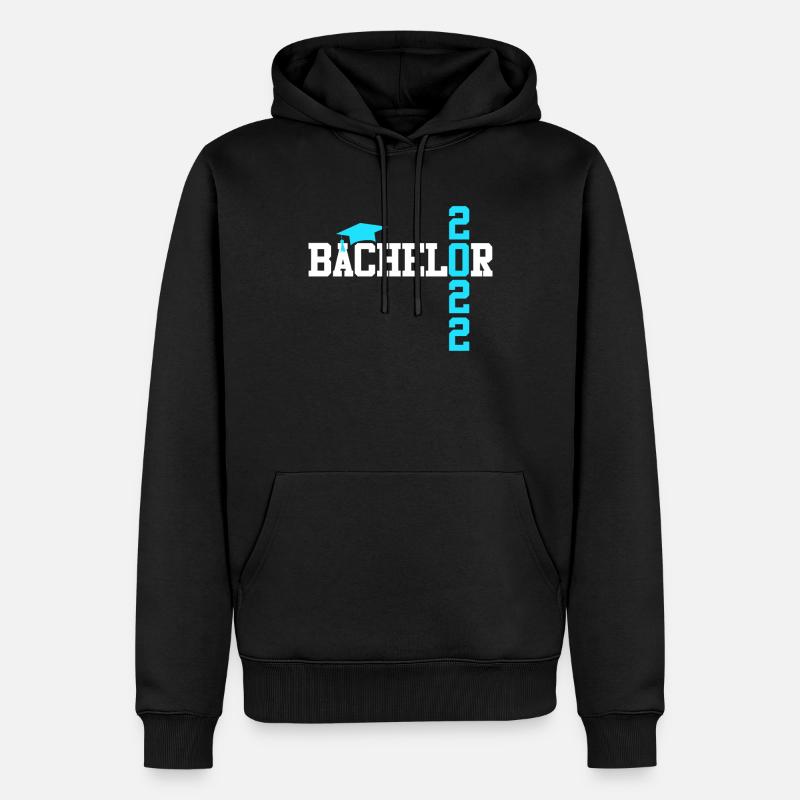 Bachelor Abschluss 2022 - Männer Premium Bio Hoodie - Schwarz
