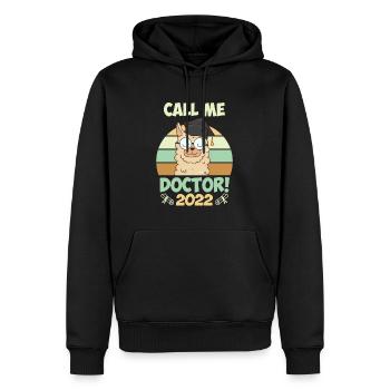 Promotion 2022 Doktorarbeit Doktortitel - Männer Premium Bio Hoodie - Schwarz - Vorne - Nico (187cm)