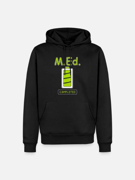 Maîtrise en éducation complétée Master - Sweat à capuche Premium bio Homme - noir