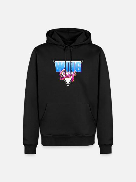 Wing Surf Wingfoil - Men’s Premium Organic Hoodie - black