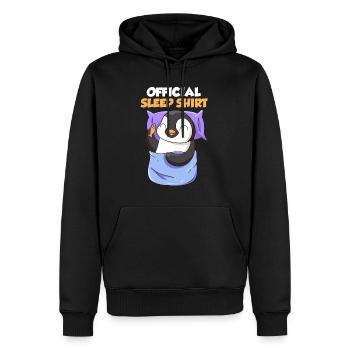 Chemise de couchage pour enfants Penguin Chemise de couchage officielle - Sweat à capuche Premium bio Homme - noir - Devant - Nico (187cm)